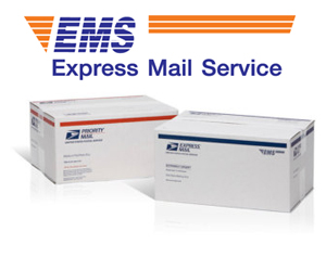 Доставка осуществляется EMS - Express Mail Service